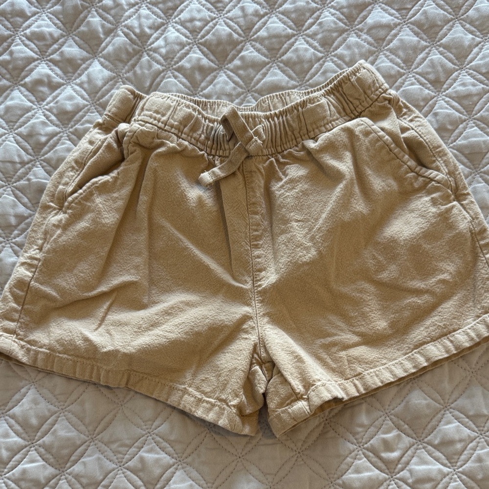 Cat & Jack Beige Elastic-Waist Shorts